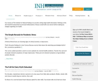 Inhresearch.com(Natural Healing) Screenshot