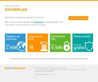Iniciem.es(Diseño) Screenshot