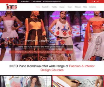 Inifdkondhwa.com(INIFD Pune) Screenshot