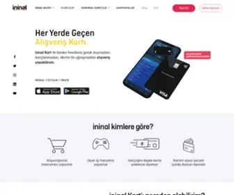 Ininal.com(Ininal Kart'ın Avantajlı Dünyasını Keşfet) Screenshot