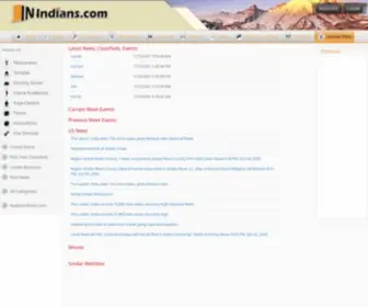 Inindians.com(Indian Community Website for Indiana) Screenshot