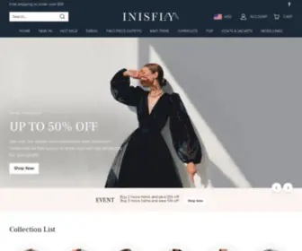 Inisfly.com(Trendy Women's Fashion Online Shop) Screenshot