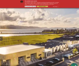 Inishowengateway.com(Book direct and save 10%. This Donegal Hotel overlooks Lough Swilly and) Screenshot