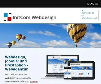 Initcom.ch(Webdesign, Joomla) Screenshot