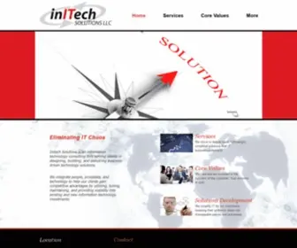 Initechsolutions.com(Initech Solutions) Screenshot