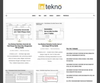 Initekno.com(Situs Belajar Pemrograman Anak Bangsa) Screenshot