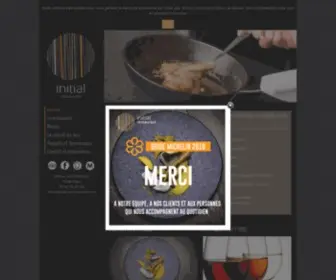 Initial-Restaurant.com(Gastronomie local et bio) Screenshot