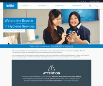 Initial.com.my(Initial Hygiene Malaysia) Screenshot