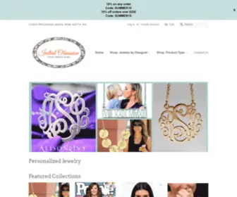 Initialobsession.com(Personalized Celebrity Jewelry) Screenshot