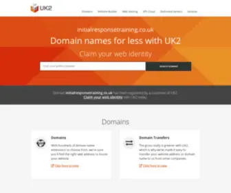Initialresponsetraining.co.uk(Initial Response Training) Screenshot