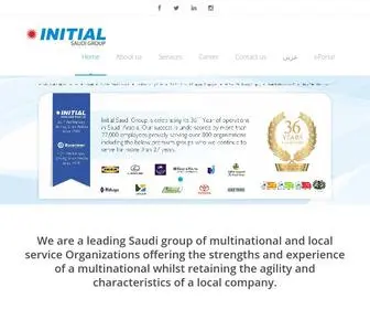 Initialsaudi.com(ISG) Screenshot