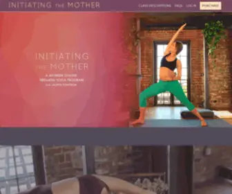 Initiatingthemother.com(Initiating the mother) Screenshot