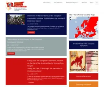 Initiative-Cwpe.org(Initiative of Communist & Workers' Parties) Screenshot