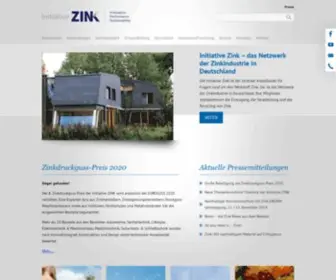Initiative-Zink.de(Bauzink) Screenshot