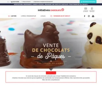 Initiatives-Chocolats.fr(Des chocolats pour financer vos projets associatifs) Screenshot