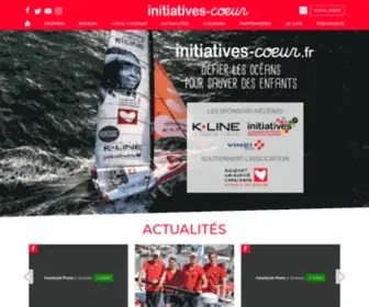 Initiatives-Coeur.fr(Initiatives-Cœur défie les océans pour sauver des enfants) Screenshot