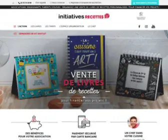 Initiatives-Recettes.fr(Le livre de recettes de votre école) Screenshot