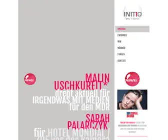 Initio-Schauspiel.de(INITIO Agentur für Schauspiel) Screenshot