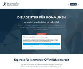 Inixmedia.de(Inixmedia ist die Agentur für Ihre Kommune) Screenshot