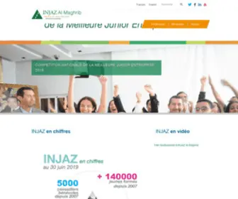 Injaz-Morocco.org(Les jeunes en action) Screenshot