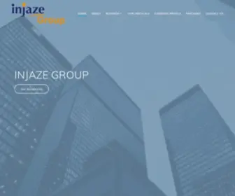 Injazegroup.com(Injaze Group) Screenshot