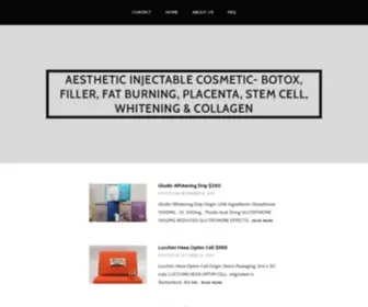 Injectablecosmetic.com(Buy Online) Screenshot