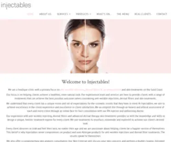 Injectables.com.au(BEST Cosmetic Injectables Gold Coast) Screenshot