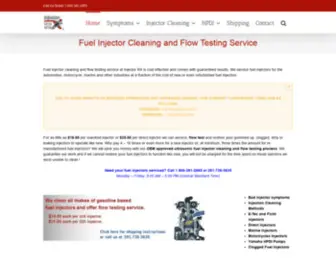 Injectorrx.com(Fuel Injector cleaning service) Screenshot