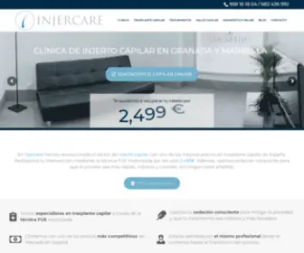 Injercare.com(Clínica de Injerto Capilar en Granada) Screenshot