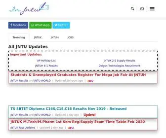 InjNtu.com(In JNTU Fast Updates) Screenshot