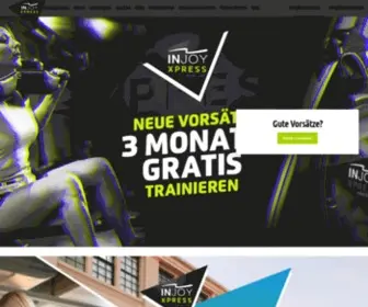 Injoy-Xpress.de(Mit den INJOY Xpress Fitnessstudios erreichst Du Deine Ziele effektiv und in Bestzeit) Screenshot