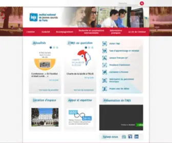 INJS-Paris.fr(INJS Paris) Screenshot