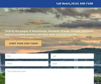 Injured914.com(White Plains Personal Injury Lawyers) Screenshot