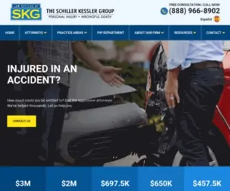 Injuredinflorida.com(Fort Lauderdale Personal Injury Law Firm) Screenshot