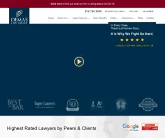 Injury-Attorneys.com(Sacramento Personal Injury Law Firm) Screenshot