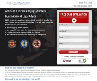 Injuryaccidentlegalhelp.com(Accident & Injury Attorneys) Screenshot