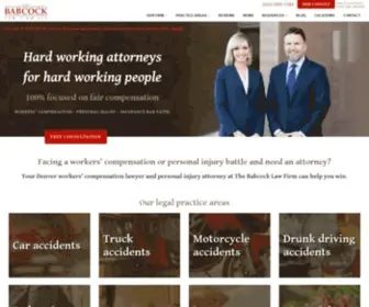Injurylawcolorado.com(Denver Personal Injury Attorney) Screenshot