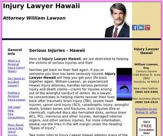 Injurylawyerhawaii.com(Injury Lawyer Hawaii) Screenshot