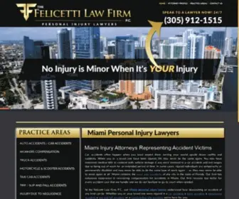 Injurylawyersmiami.com(Miami Personal Injury Lawyer ) Screenshot