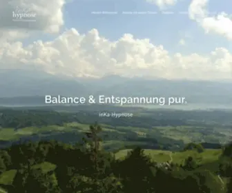 Inka-HYpnose.ch(Herzlich Willkommen) Screenshot