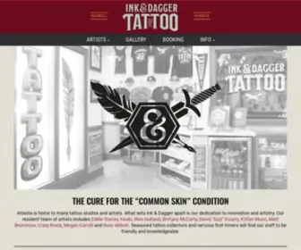 Inkanddagger.com(Ink & Dagger Tattoo in Roswell) Screenshot