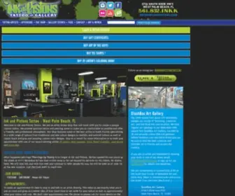 Inkandpistons.com(Ink & Pistons Tattoo West Palm Beach) Screenshot