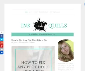Inkandquills.com(Ink and Quills) Screenshot