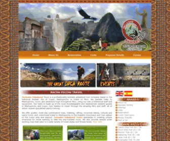 Inkaquest.com(Machu Picchu Travel) Screenshot