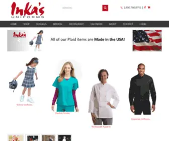 Inkas-Uniforms.com(Inka's Uniforms) Screenshot