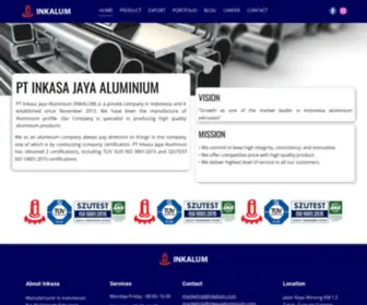 Inkasaaluminium.com(Index) Screenshot