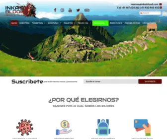 Inkasblood.com(Machu Picchu Cusco Peru) Screenshot