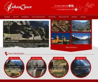 Inkascusco.com(Inkas Cusco) Screenshot