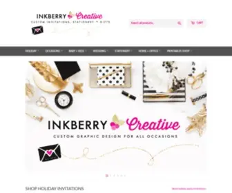 Inkberrycreative.com(Inkberry Creative) Screenshot