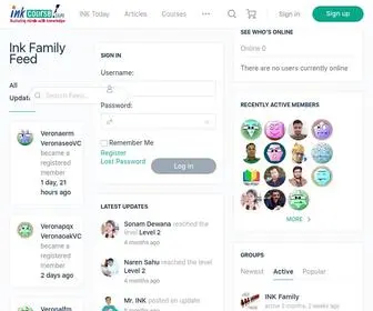 Inkcourse.com(Ink Family Feed) Screenshot